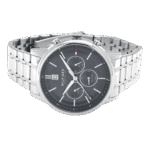 Original Tommy Hilfiger Analogue Multifunction Quartz Watch for Men with Silver Stainless Steel Bracelet-1791632-1