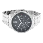 Original Tommy Hilfiger Analogue Multifunction Quartz Watch for Men with Silver Stainless Steel Bracelet-1791632-1