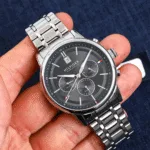 Original Tommy Hilfiger Analogue Multifunction Quartz Watch for Men with Silver Stainless Steel Bracelet-1791632-1