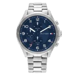 Original Tommy Hilfiger Analogue Multifunction Quartz Watch for Men with Silver Stainless Steel Bracelet-1792007-1