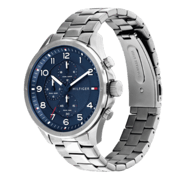 Original Tommy Hilfiger Analogue Multifunction Quartz Watch for Men with Silver Stainless Steel Bracelet-1792007-2