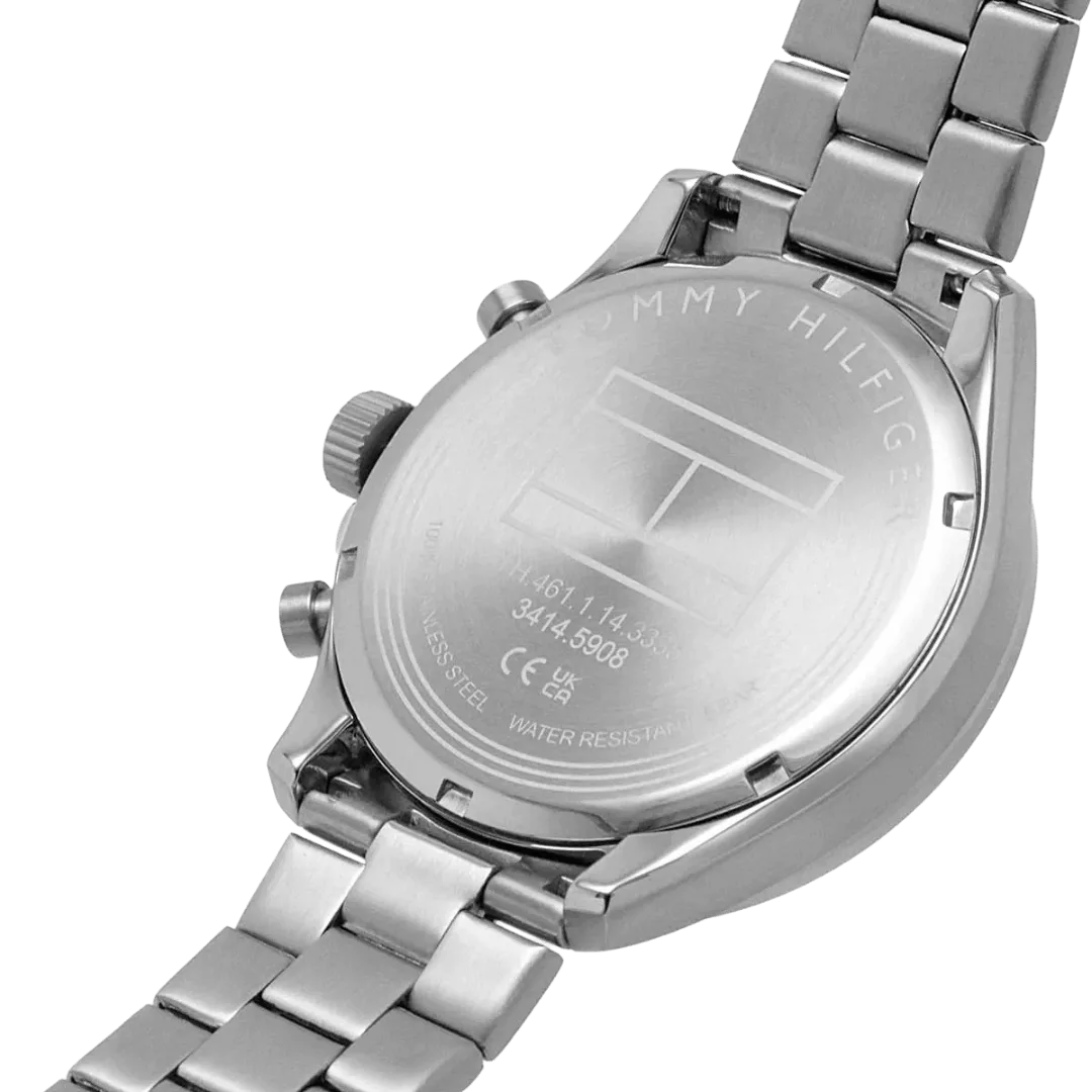 Original Tommy Hilfiger Analogue Multifunction Quartz Watch for Men with Silver Stainless Steel Bracelet-1792007-6 Original Tommy Hilfiger Analogue Multifunction Quartz Watch for Men with Silver Stainless Steel Bracelet-1792007-6