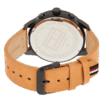 Original Tommy Hilfiger Analogue Multifunction Quartz Watch for men with Brown Leather strap-1791486-1