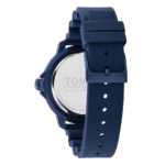 Original Tommy Hilfiger Men’s Analog Quartz Watch with Blue Silicone Strap 1792000-45mm-1