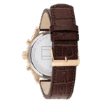 Original Tommy Hilfiger Men’s Analog Quartz Watch with Leather Strap 1710423 Blue strap-1