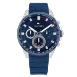 Original Tommy Hilfiger Men's Analog Quartz Watch with Silicone Strap 1791970-1