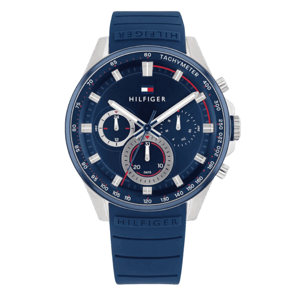 Original Tommy Hilfiger Men's Analog Quartz Watch with Silicone Strap 1791970-1