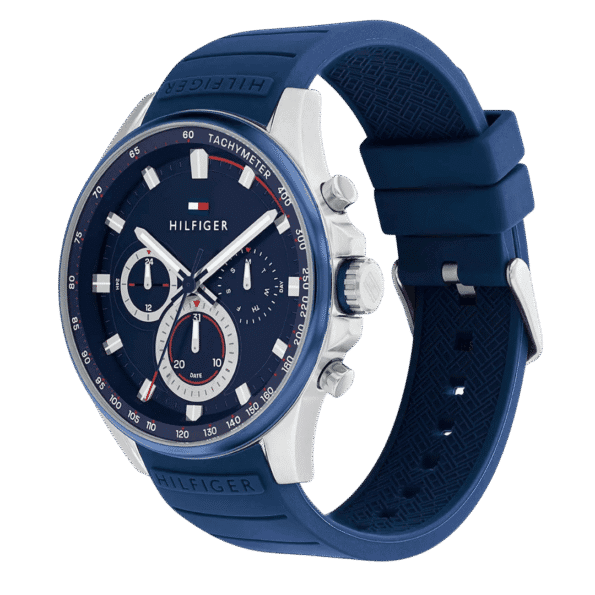 Original Tommy Hilfiger Men's Analog Quartz Watch with Silicone Strap 1791970-2