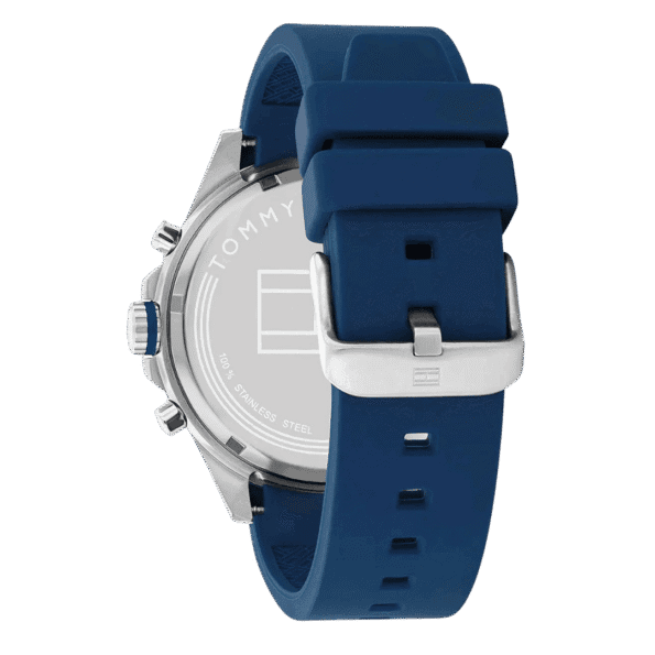 Original Tommy Hilfiger Men's Analog Quartz Watch with Silicone Strap 1791970-3