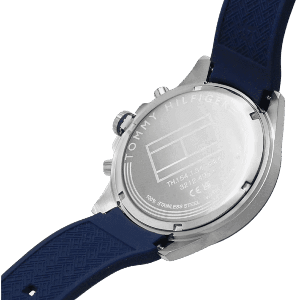 Original Tommy Hilfiger Men's Analog Quartz Watch with Silicone Strap 1791970-5