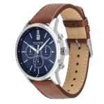 Original Tommy Hilfiger Men’s Analogue Quartz Watch with Leather Strap 1791629 Blue strap-1