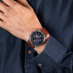 Original Tommy Hilfiger Men’s Analogue Quartz Watch with Leather Strap 1791629 Blue strap-1