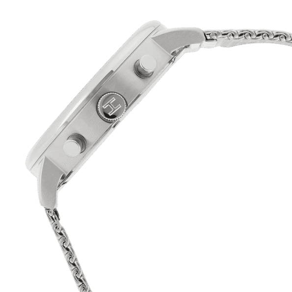Original Tommy Hilfiger Men's Analogue Quartz Watch with Stainless Steel Strap 1710396 Silver strap-4