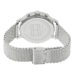 Original Tommy Hilfiger Men’s Analogue Quartz Watch with Stainless Steel Strap 1710396 Silver strap-1