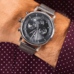 Original Tommy Hilfiger Men’s Analogue Quartz Watch with Stainless Steel Strap 1710396 Silver strap-1