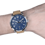 Original Tommy Hilfiger Men’s Blue Leather Casual Watch-1791424-46mm-6