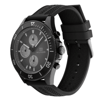Original Tommy Hilfiger Men's LARSON Watch 1791921-Black-46mm-2