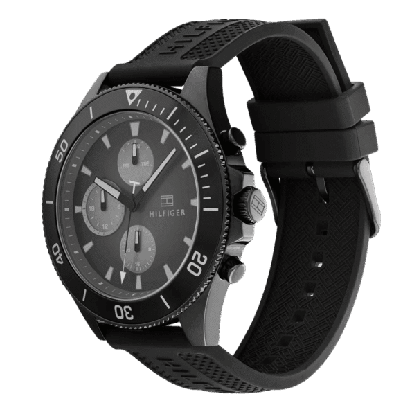 Original Tommy Hilfiger Men's LARSON Watch 1791921-Black-46mm-2