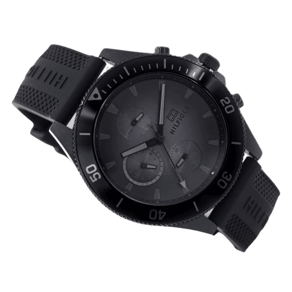 Original Tommy Hilfiger Men's LARSON Watch 1791921-Black-46mm-3