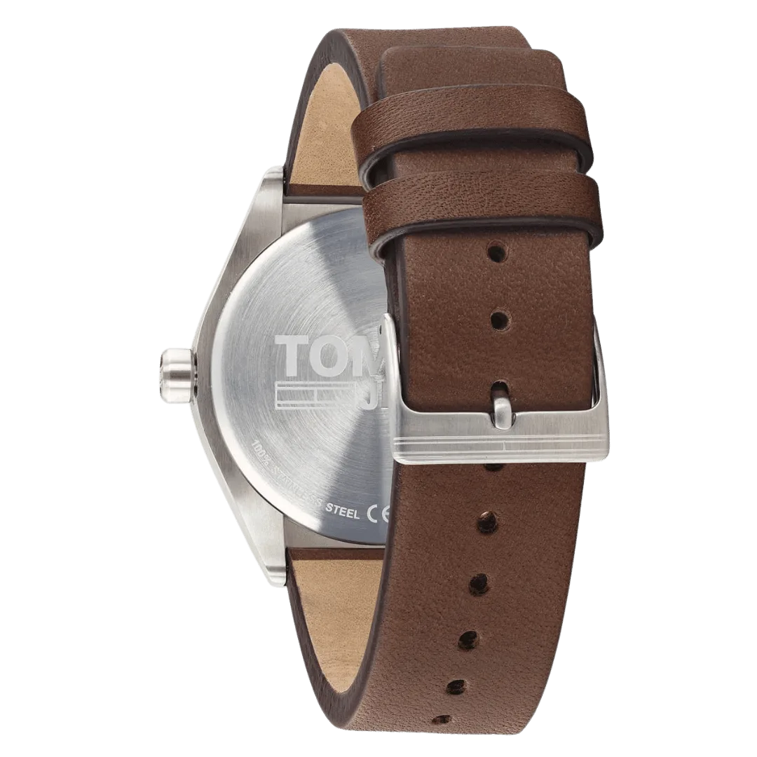 Original Tommy Hilfiger Men's Leather Analog Wrist Watch 1791772-Brown Strap with Blue Dial-42mm-6 Original Tommy Hilfiger Men's Leather Analog Wrist Watch 1791772-Brown Strap with Blue Dial-42mm-6