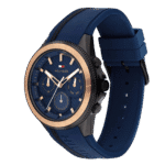 Original Tommy Hilfiger Men’s Multi Dial Quartz Watch with Silicone Strap 1791860-1