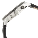 Original Tommy Hilfiger Men’s Quartz Multifunction Stainless Steel and Leather Strap Watch Color Black Model 1791894 black Quartz Watch-1