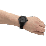 Original Tommy Hilfiger Men’s Quartz Plastic and Silicone Strap Watch Color Black Model 1792001 Black Casual-45mm-1