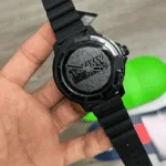 Original Tommy Hilfiger Men’s Quartz Plastic and Silicone Strap Watch Color Black Model 1792001 Black Casual-45mm-1