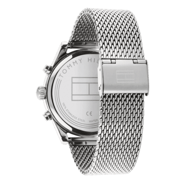 Original Tommy Hilfiger Men's Quartz Watch with Stainless Steel Strap Silver 22 Model 1710420-4