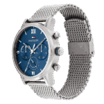 Original Tommy Hilfiger Men’s Quartz Watch with Stainless Steel Strap Silver 22 Model 1791881-1
