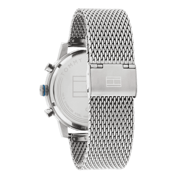 Original Tommy Hilfiger Men's Quartz Watch with Stainless Steel Strap Silver 22 Model 1791881-3