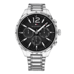 Original Tommy Hilfiger Mens Quartz Wrist Watch Chronograph and Stainless Steel-1791469-1