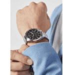 Original Tommy Hilfiger Mens Quartz Wrist Watch Chronograph and Stainless Steel-1791469-1