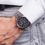Original Tommy Hilfiger Mens Quartz Wrist Watch Chronograph and Stainless Steel-1791469-1