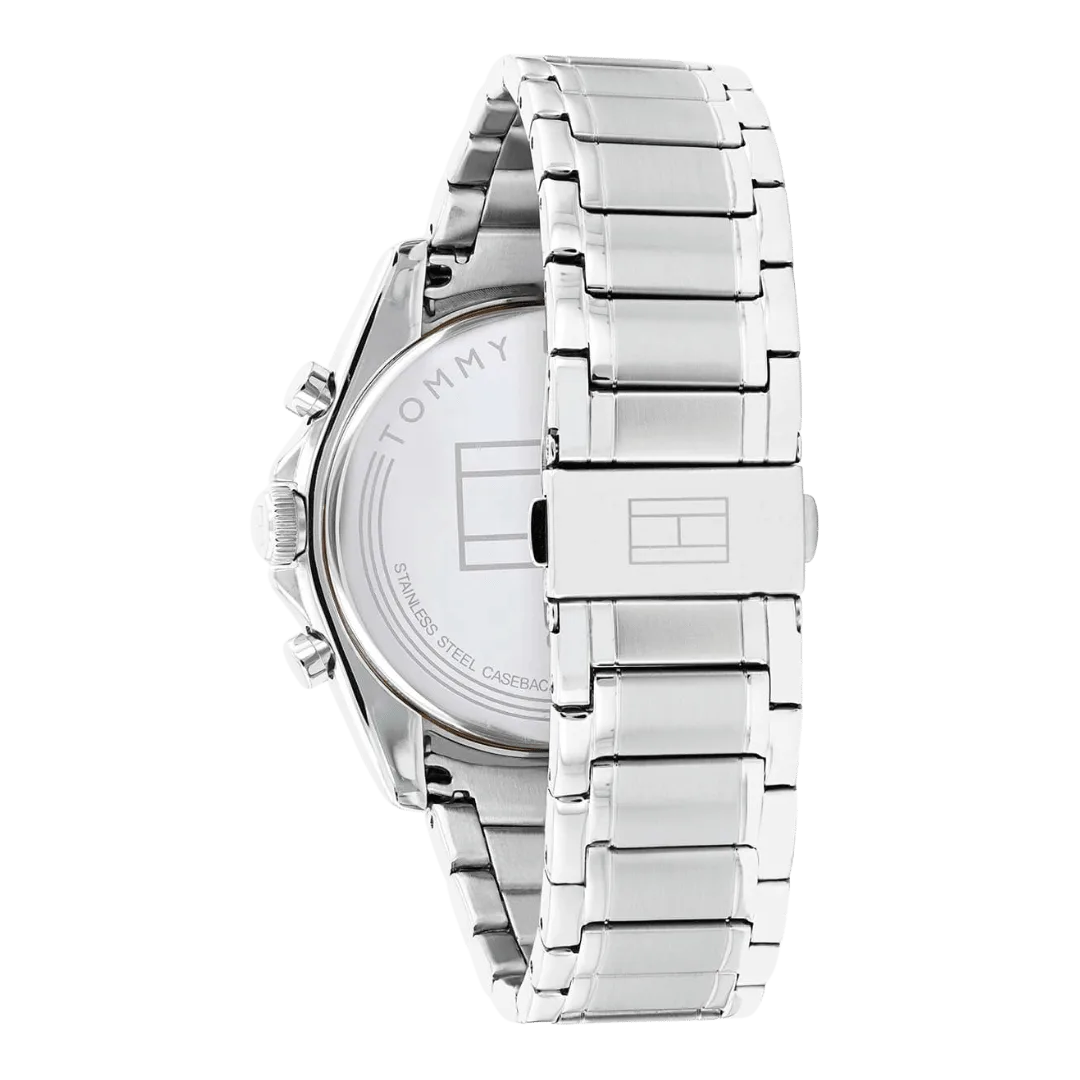 Original Tommy Hilfiger Original Fashion Men's Watch 1791835 Silver 44 mm casual-6