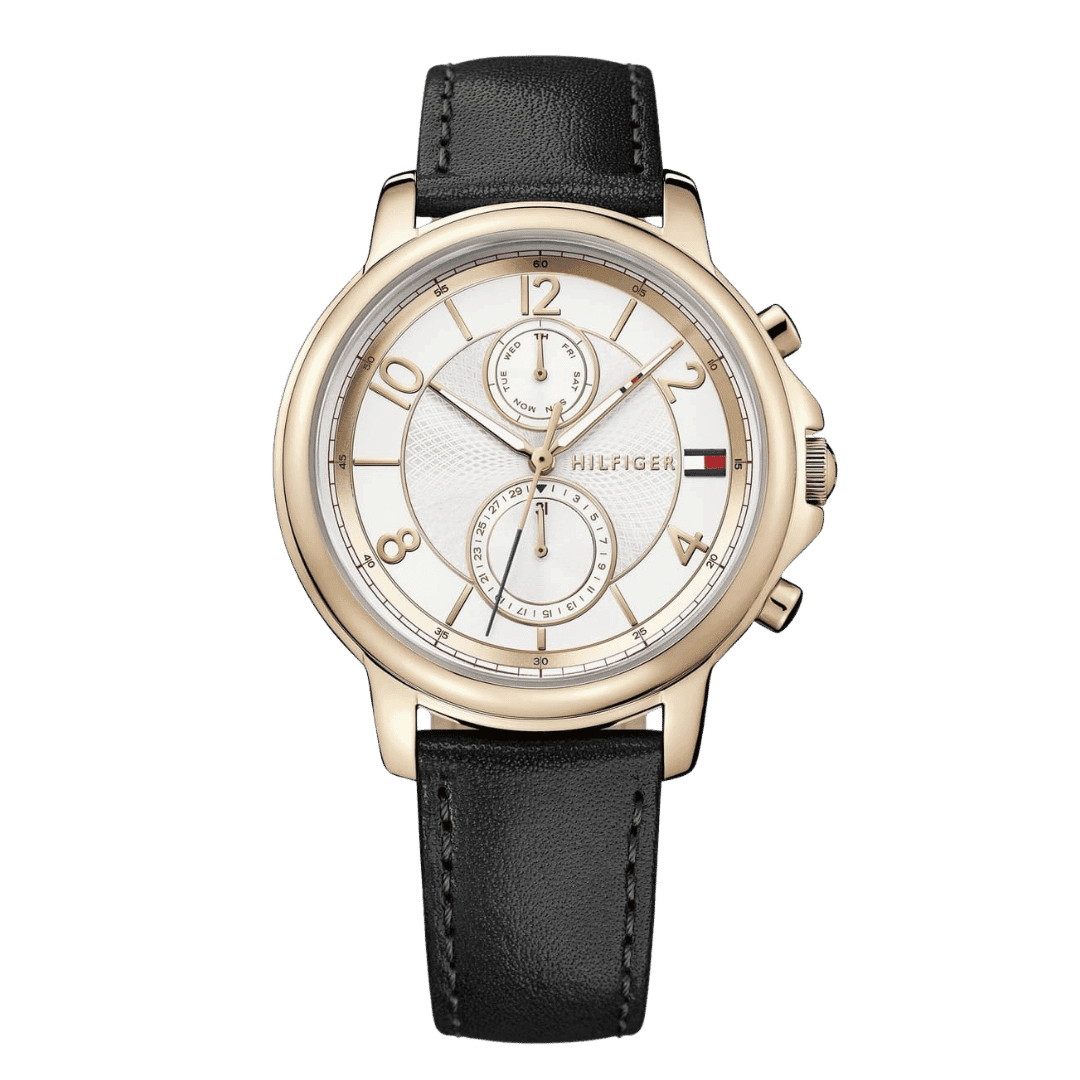 Original Tommy Hilfiger Women Multi dial Quartz Watch with Leather Strap 1781817-39mm-1 Original Tommy Hilfiger Women Multi dial Quartz Watch with Leather Strap 1781817-39mm-1