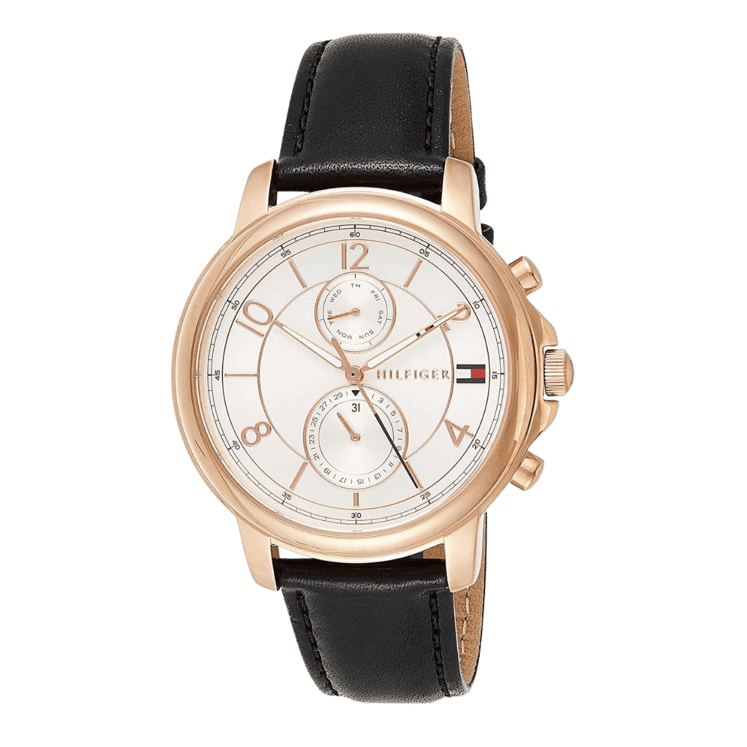 Original Tommy Hilfiger Women Multi dial Quartz Watch with Leather Strap 1781817-39mm-2 Original Tommy Hilfiger Women Multi dial Quartz Watch with Leather Strap 1781817-39mm-2