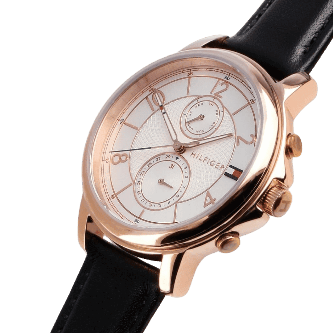 Original Tommy Hilfiger Women Multi dial Quartz Watch with Leather Strap 1781817-39mm-3 Original Tommy Hilfiger Women Multi dial Quartz Watch with Leather Strap 1781817-39mm-3