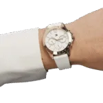 Original Tommy Hilfiger Women’s Analogue Quartz Watch with Silicone Strap 1782199 White strap-38mm-1