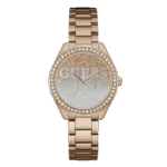 Original-watches Guess Women’s Rose Gold Dial Stainless Steel Band Watch – W0987L3 - 36mm