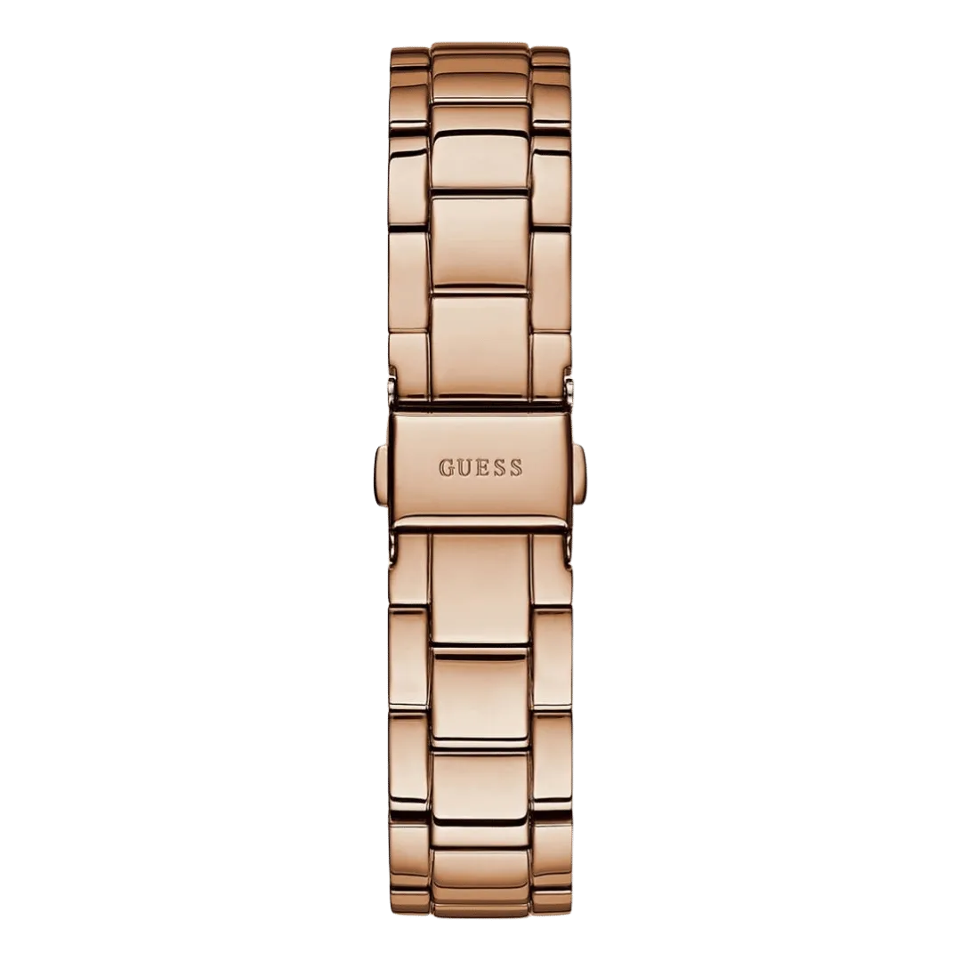 Original-watches Guess Women’s Rose Gold Dial Stainless Steel Band Watch–W0987L3-36mm-3