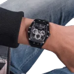 Original GUESS GW0203G3 Men’s Rubber Quartz Analog Wrist Watch-3mm-1