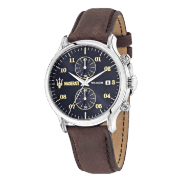 Original Maserati Epoca Men's Leather Watch - R8871618001 - 42mm