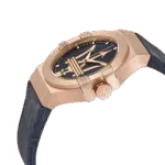 Original Maserati Erkek R8851108027 Potenza Analog Ekran Analog Kuvars Mavi Saat Mavi Modern-1