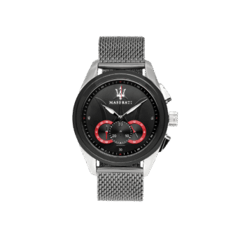 Original Maserati Men's R8873612005 Traguardo Analog Display Analog Quartz Silver Watch