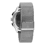 Original Maserati Men’s R8873612005 Traguardo Analog Display Analog Quartz Silver Watch-1