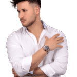 Original Maserati Stile Chronograph Blue Dial Quartz R8873642002 100M Men’s Watch-1