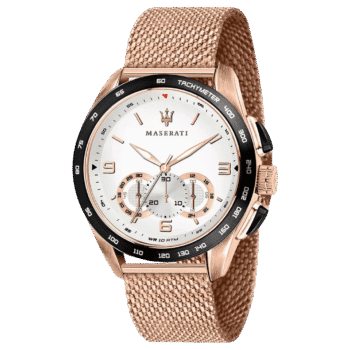 Original Maserati Traguardo R8873612011 Chronograph Tachymeter Quartz Men's Watch