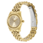 Original Michael Kors Lexington Three-Hand Gold-Tone Stainless Steel Watch-MK4741-1