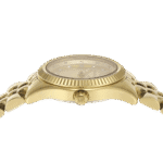 Original Michael Kors Lexington Three-Hand Gold-Tone Stainless Steel Watch-MK4741-1